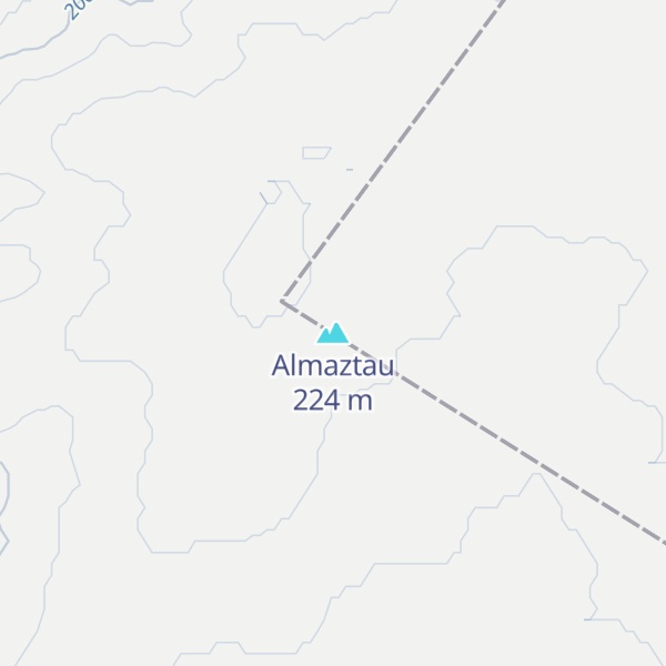 Map of Almaztau