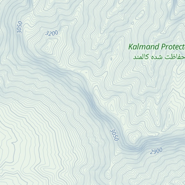 Map of Kūh-e Lāzard