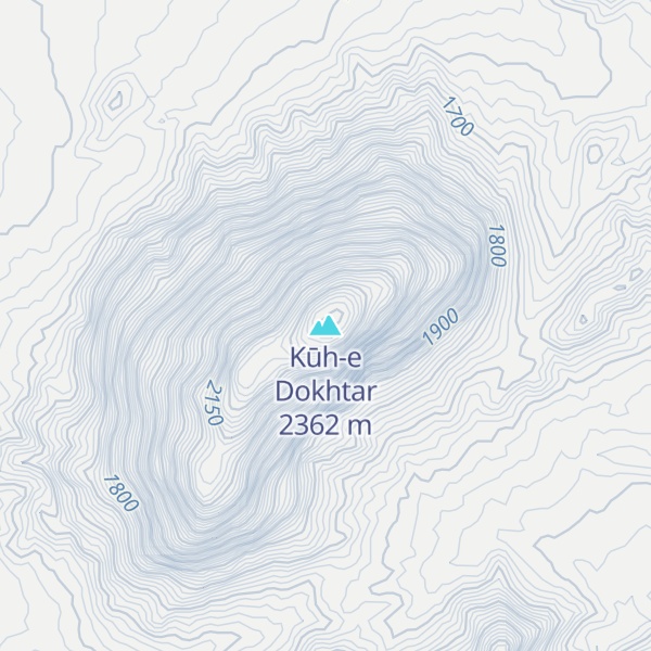 Map of Kūh-e Dokhtar