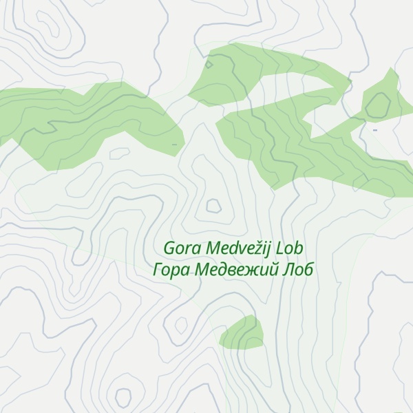 Map of Medvezhii Lob