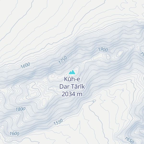 Map of Kūh-e Dar Tārīk