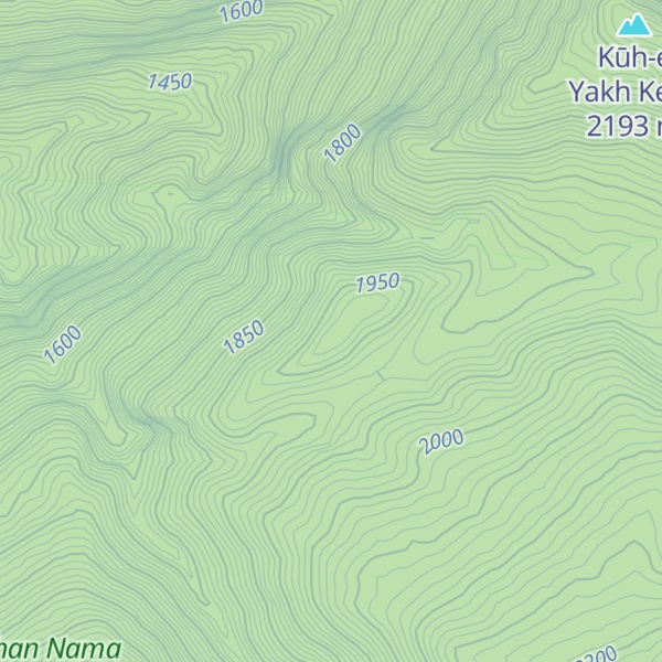 Map of Kūh-e Jowzband