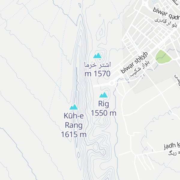 Map of Rig Mountain