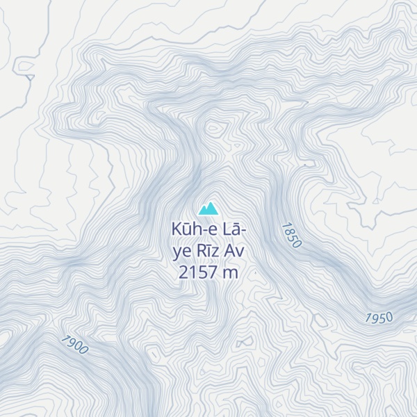 Map of Kūh-e Lā-ye Rīz Av
