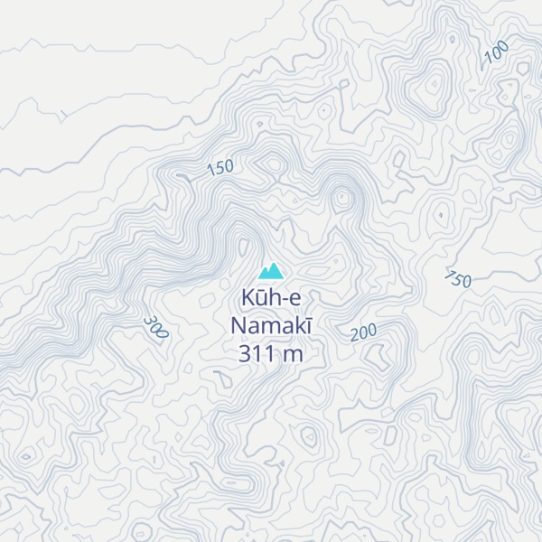 Map of Kūh-e Namakī
