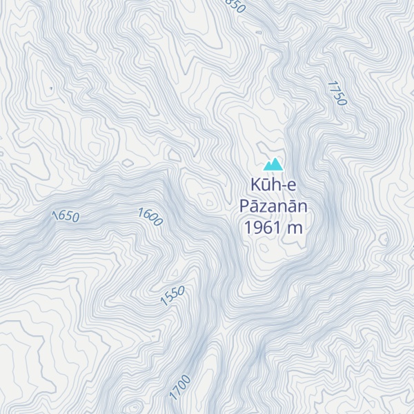 Map of Kūh-e Pol-e Şerāţ