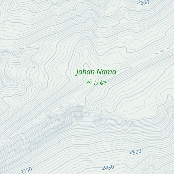 Map of Kūh-e Marzang