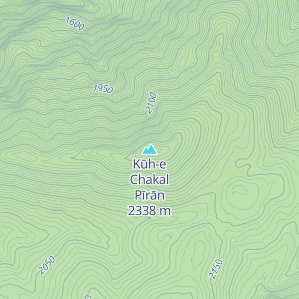 Map of Kūh-e Chakal Pīrān