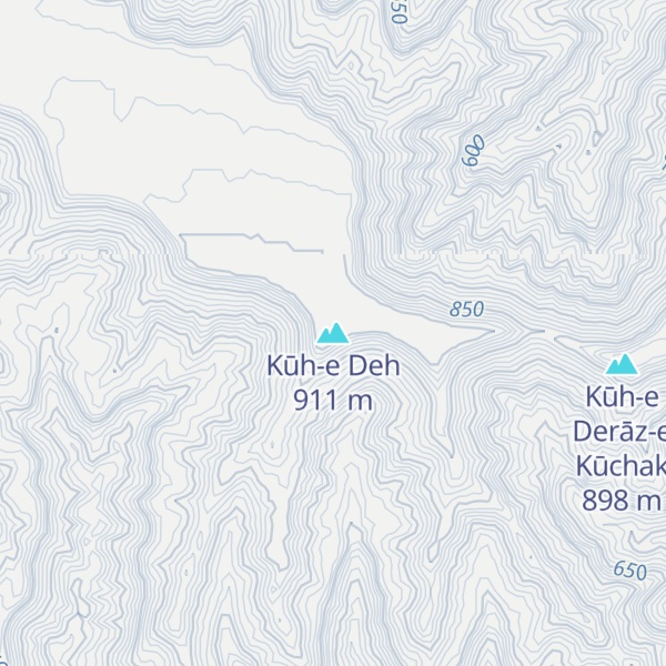 Map of Kūh-e Deh