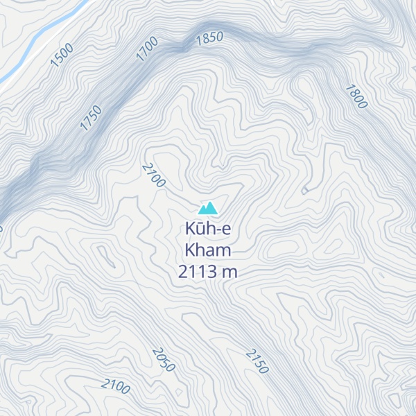 Map of Kūh-e Kham