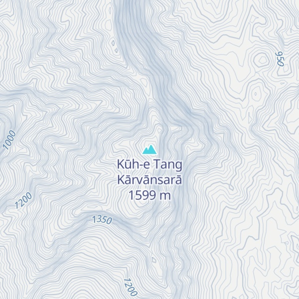 Map of Kūh-e Tang Kārvānsarā