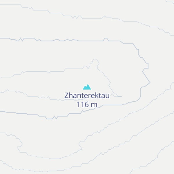 Map of Zhanterektau