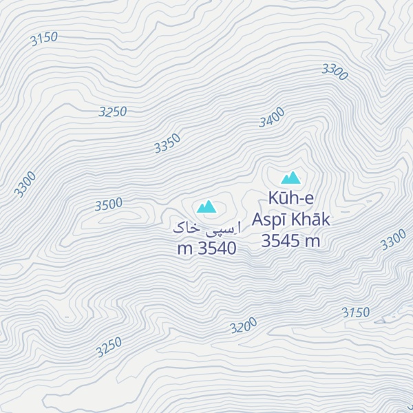 Map of اِسپی خاک