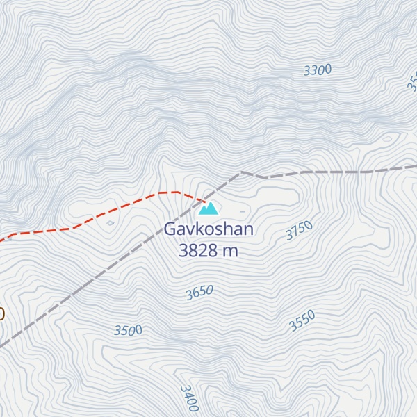 Map of Gavkoshan