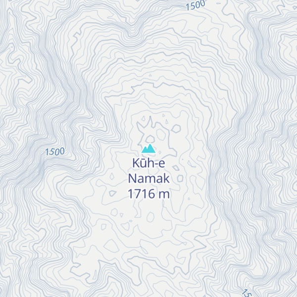 Map of Kūh-e Namak