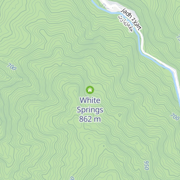 Map of White Springs