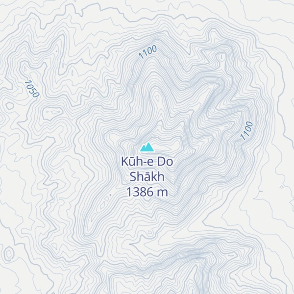 Map of Kūh-e Do Shākh