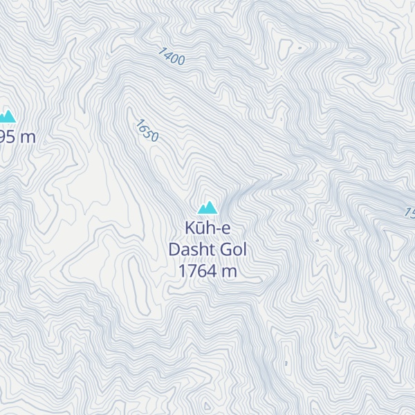 Map of Kūh-e Dasht Gol