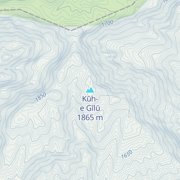 Map of Kūh-e Gīlū