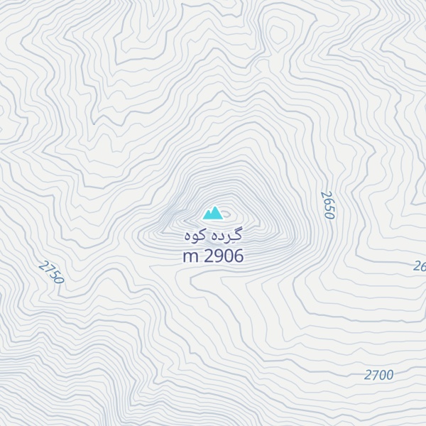 Map of گِرده کوه