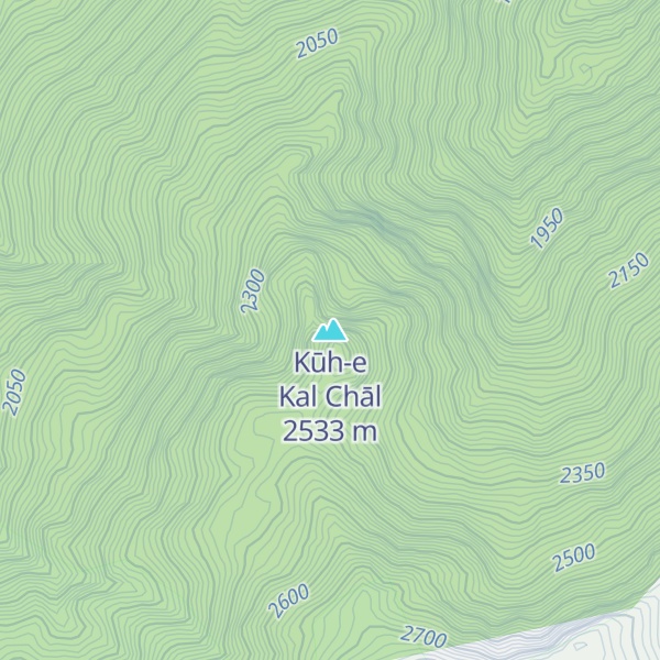 Map of Kūh-e Kal Chāl