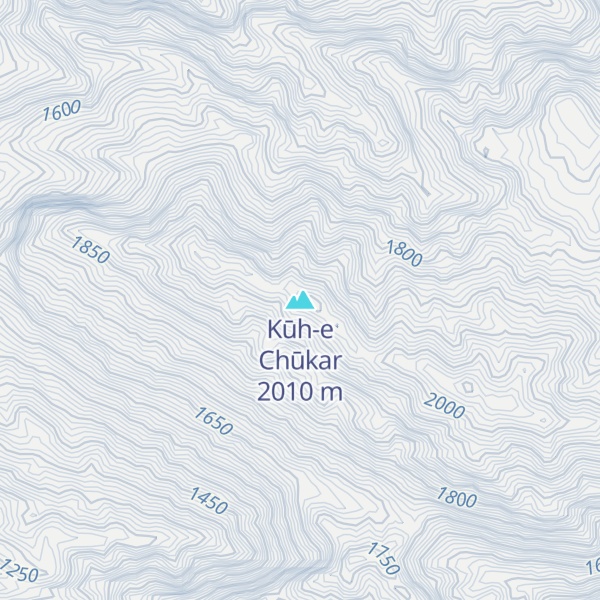 Map of Kūh-e Chūkar