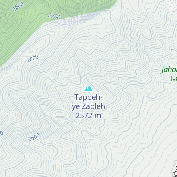 Map of Tappeh-ye Z̄ableh