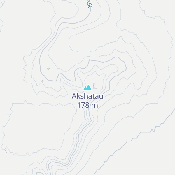 Map of Akshatau