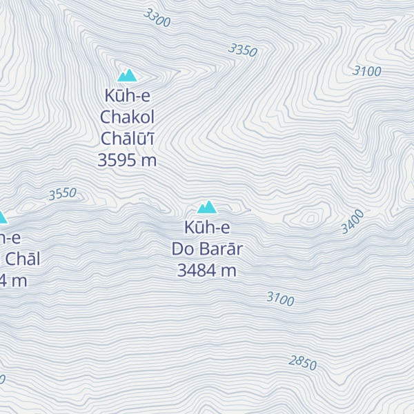 Map of Kūh-e Do Barār