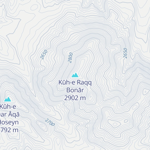 Map of Kūh-e Raqq Bonār