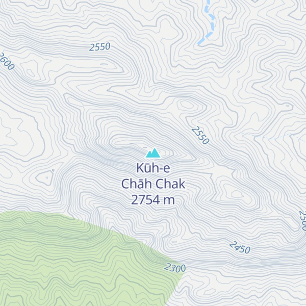 Map of Kūh-e Chāh Chak