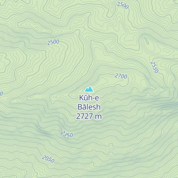 Map of Kūh-e Bālesh