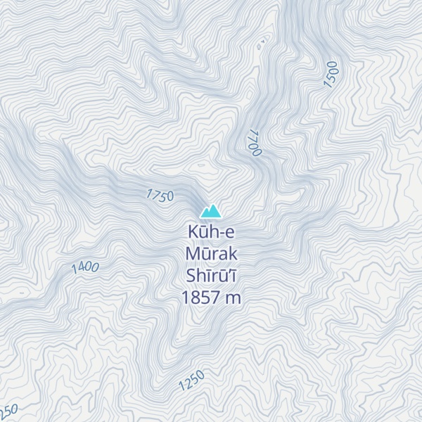 Map of Kūh-e Mūrak Shīrū’ī