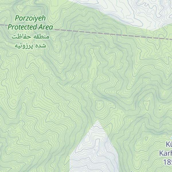 Map of Kūh-e Sūrākh