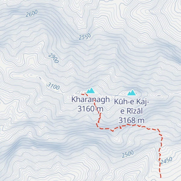 Map of Kharanagh
