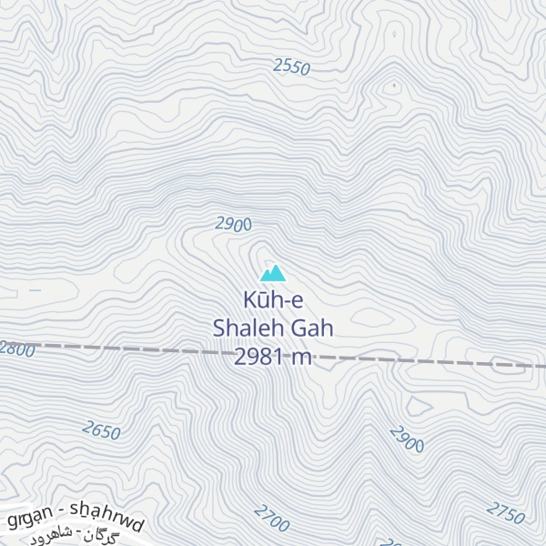 Map of Kūh-e Shaleh Gah