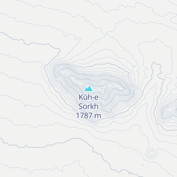 Map of Kūh-e Sorkh