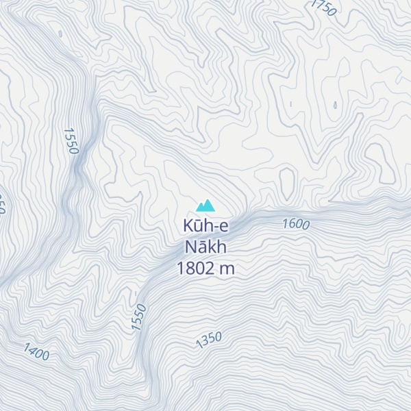 Map of Kūh-e Nākh