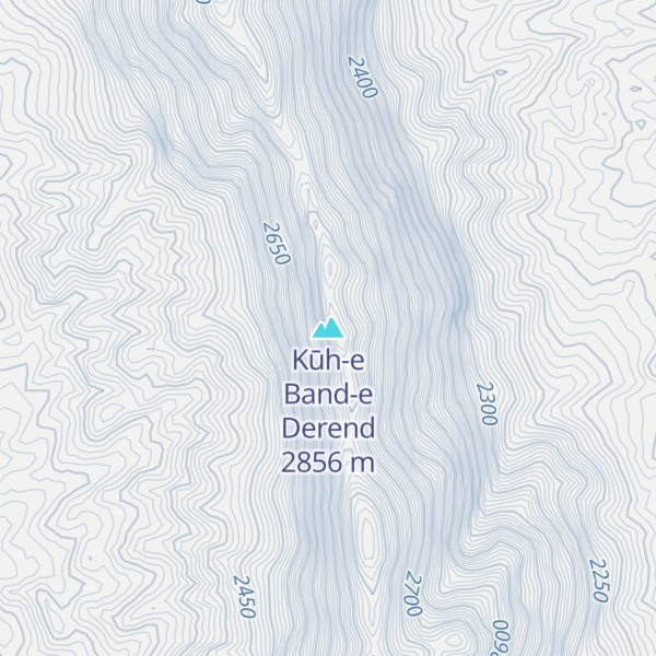 Map of Kūh-e Band-e Derend