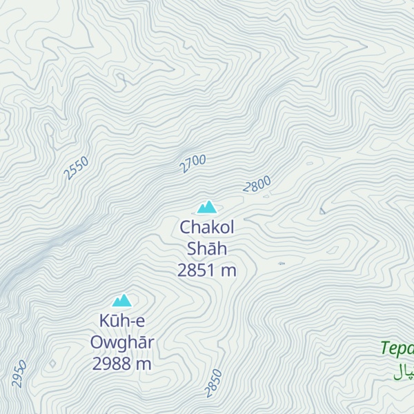 Map of Chakol Shāh