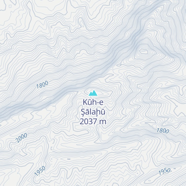 Map of Kūh-e Şālaḩū