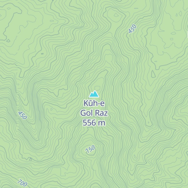 Map of Kūh-e Gol Raz