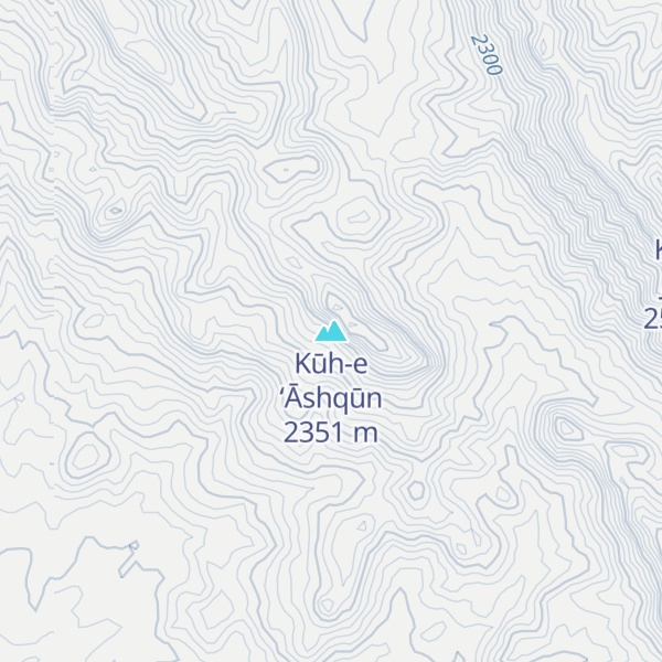 Map of Kūh-e ‘Āshqūn