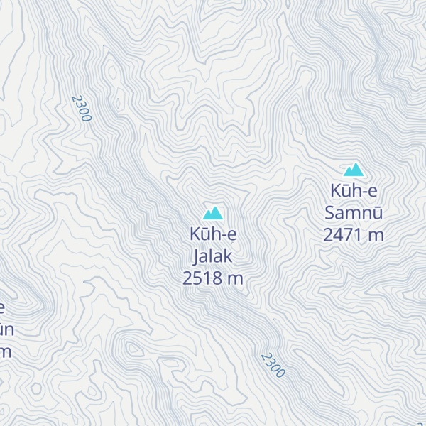 Map of Kūh-e Jalak