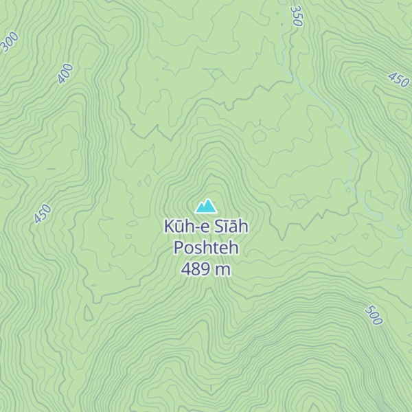Map of Kūh-e Sīāh Poshteh
