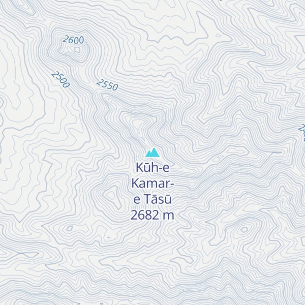 Map of Kūh-e Kamar-e Tāsū