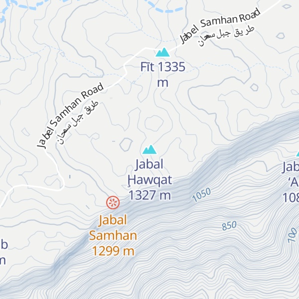 Map of Jabal Ḩawqat