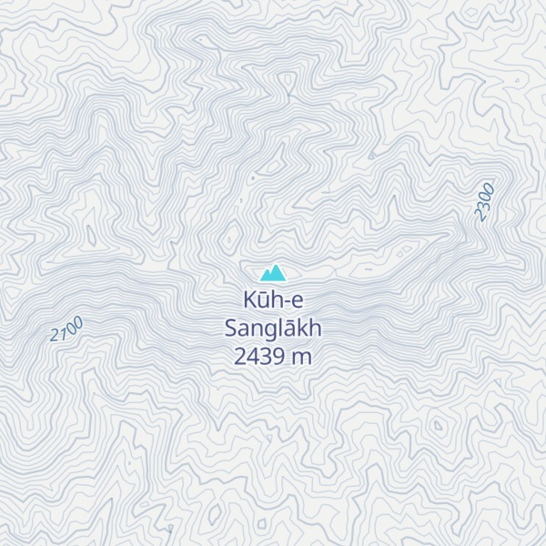 Map of Kūh-e Sanglākh