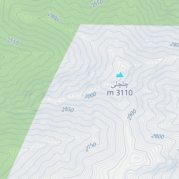 Map of Kūh-e Chehel Chīlī
