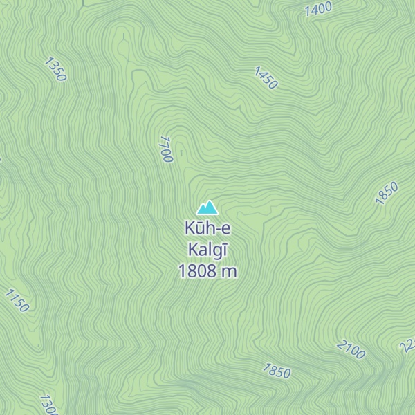 Map of Kūh-e Kalgī